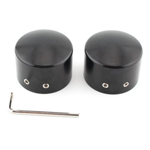 Caches d'écrou d'axe avant 43 mm pour Harley Sportster Dyna Softail - vue 8