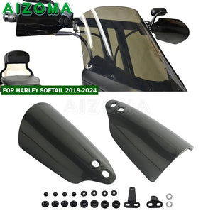 Protège-mains pour Harley-Davidson Softail Street Bob, Standard, Heritage Classic, Deluxe, Low Rider ST 117 FXLRST (2018-2024) – photo 2/16
