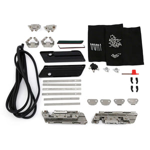 Kit de quincaillerie loquets et charnières pour sacoches rigides Harley Touring - vue 1