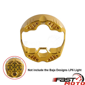Cache de protection orange pour phare additionnel Baja Designs LP6 Pro - vue 8