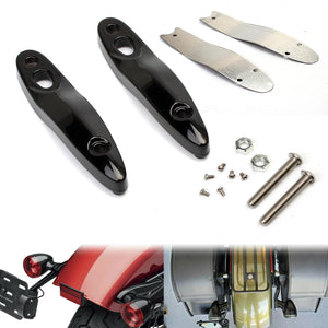 Kit déport de clignotants arrière pour Harley Softail - vue 1