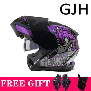 Casque moto modulable style adventure noir - vue 8