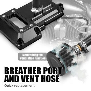 Cache Supérieur de Boîte de Vitesses Ventilé CNC pour Harley Street Glide, Road Glide, Road King – photo 3/8