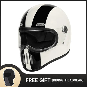 Casque moto intégral noir aérodynamique - vue de profil - vue 18