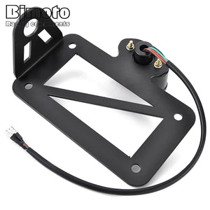 Support de plaque latéral avec feu LED pour Harley Sportster - vue 4