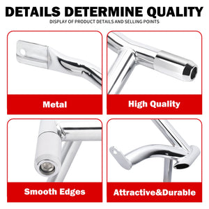 Barres de protection chromées pour sacoches de Harley-Davidson Touring - vue 6