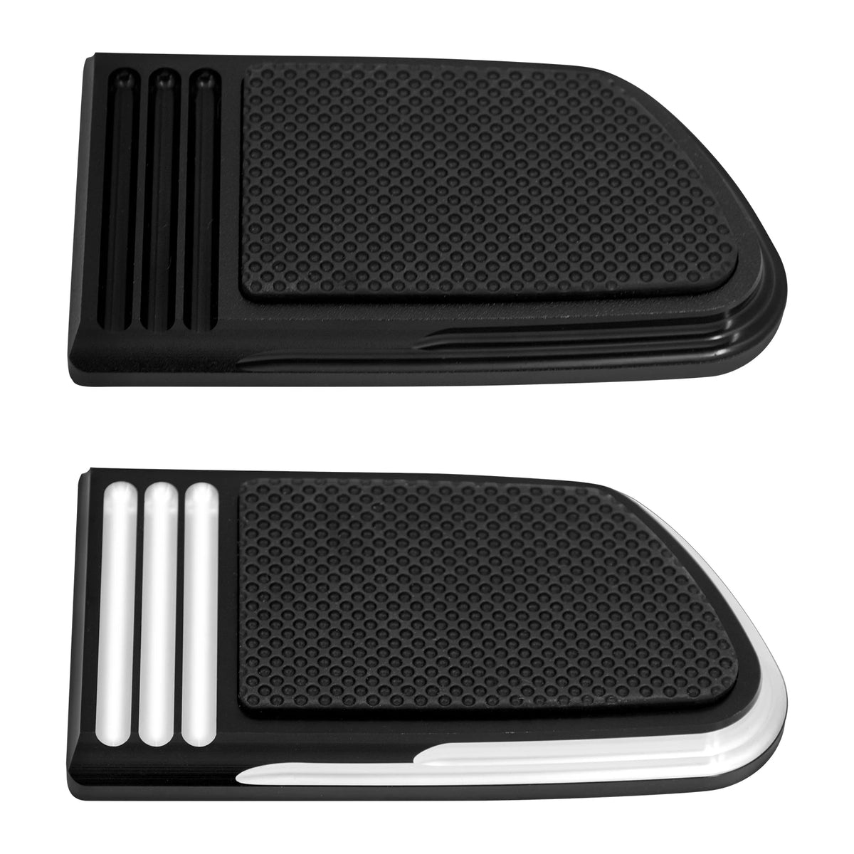 Cache de pédale de frein noir CNC pour Harley-Davidson Softail - vue 2