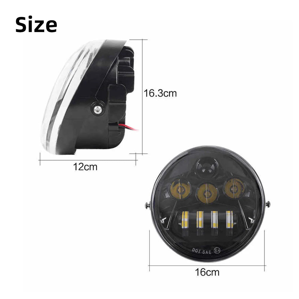 Phare LED 60 W pour Harley V-Rod - vue 2