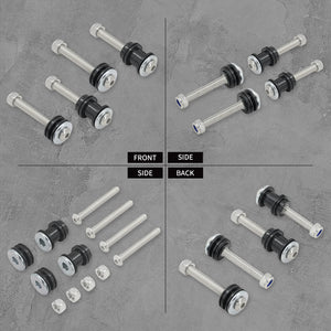 Kit de Fixation Rapide pour Dossier/Sissy Bar (Docking Hardware) - Harley-Davidson Sportster, Touring & Softail – photo 2/9