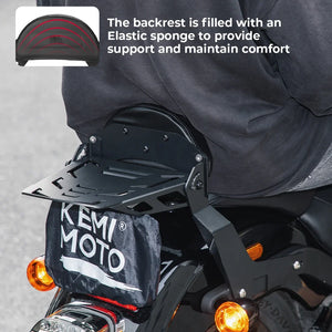 Porte-bagages arrière avec sissy-bar dossier passager pour Harley-Davidson Sport Glide, Low Rider et Sportster 883 - vue 6
