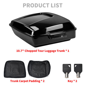 Top Case Chopped/Razor/King 7,5 / 10,7 / 13,7 pouces - Harley-Davidson Touring Road, Street, Electra Glide, FLHR 2014-2025 – photo 8/12