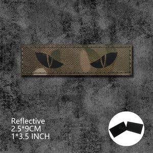 Écusson tactique phosphorescent yeux de chat - vue 47