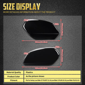 Sacoches cavalières rigides noires pour Harley-Davidson Low Rider - vue 6