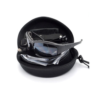 Lunettes tactiques camouflage avec verres interchangeables pour moto - vue 3