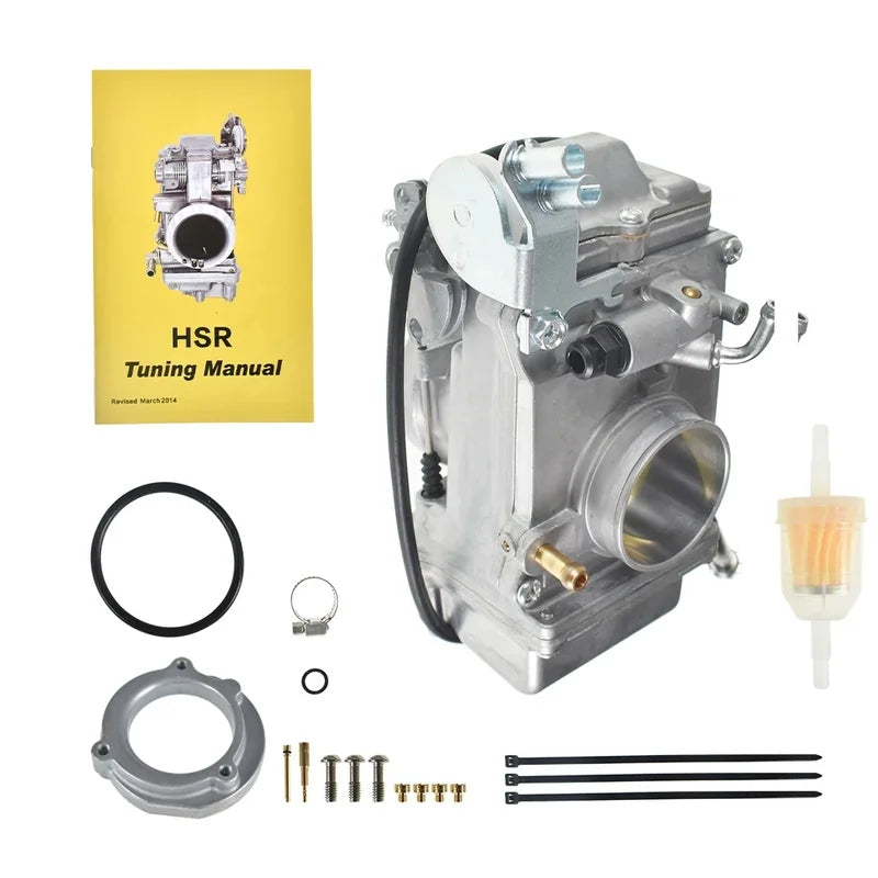 Carburateur 42 mm à boisseau plat pour Harley Evolution Twin Cam - vue 2