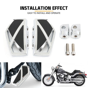 Kit repose-pieds, planchers, levier de sélecteur et pontets Phantom pour Harley-Davidson Touring et Softail – photo 3/8