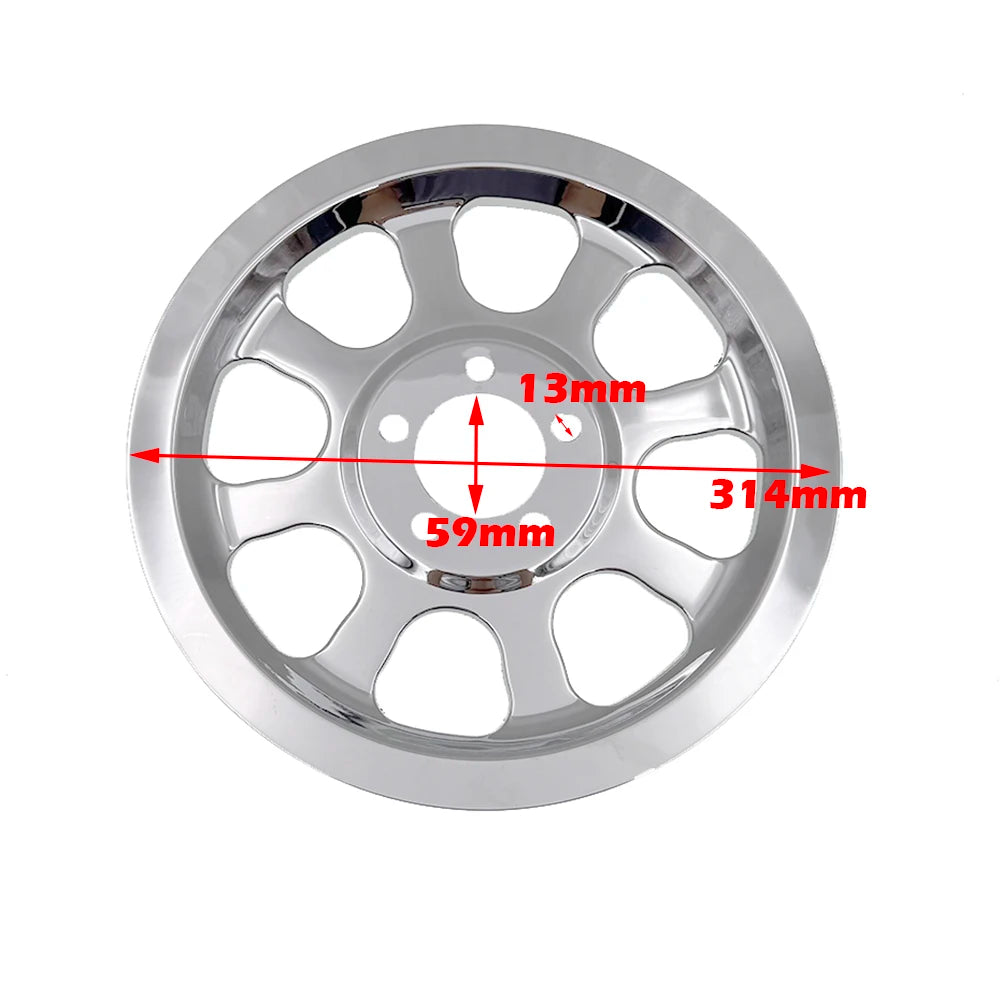 Insert de poulie arrière 70 dents pour Harley Softail - vue 2