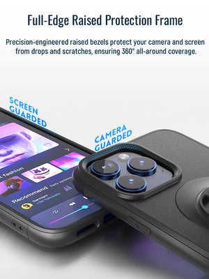 Coque antichoc pour iPhone avec verrouillage type Quad-Lock, compatible support moto, vélo et voiture - vue 3