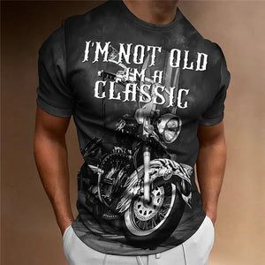 T-shirt Moto Homme 1976 Racing Vintage Imprimé 3D Manches Courtes - vue 9