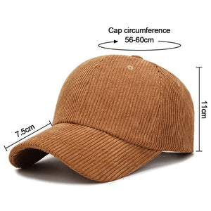 Casquette baseball velours côtelé - vue - vue 6