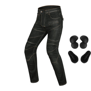 Pantalon moto homme anti-chute façon jean - vue 12