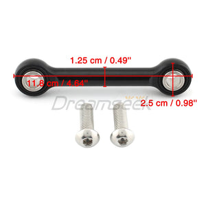 Biellette stabilisatrice de moteur CNC noire - Harley Sportster XL 883/1200 (2004-2024) – photo 4/6