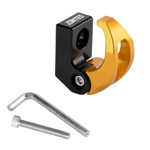 Crochet moto pliable en aluminium Chekis pour Zontes 350/310 - pompe et rangement casque - vue 8
