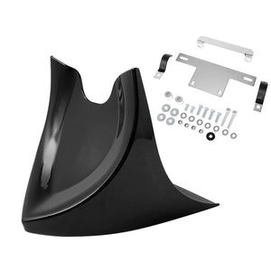 Spoiler avant bas noir en ABS pour moto Harley-Davidson - vue 6