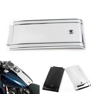 Cache de tableau de bord inférieur chromé pour Harley Softail - vue 1