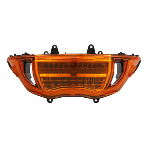 Phare LED avant noir TCMT monté sur une Harley-Davidson CVO Road Glide - vue 9