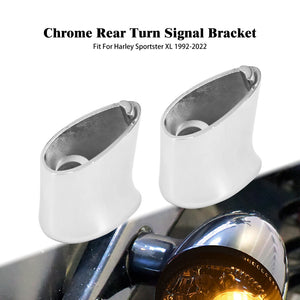 Kit de supports de clignotants arrière en acier pour Harley-Davidson Sportster - vue 8