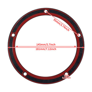 Joint de carter derby noir et rouge pour Harley-Davidson Twin Cam - vue 6