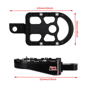 Repose-pieds passager rouge pour Harley-Davidson - vue 6