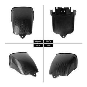 Coque de selle passager noire pour Harley-Davidson Touring - vue 4