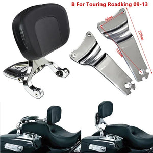 Dossier conducteur/passager réglable (sissy bar) noir/chrome pour Harley-Davidson Softail Breakout, Touring 2009-2017 – photo 27/27