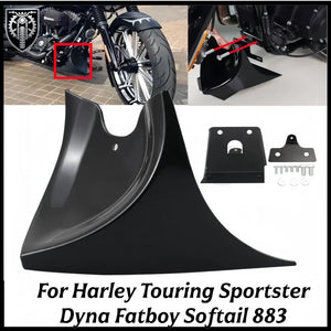 Carénage bas avant noir en ABS pour Harley-Davidson Touring - vue 1