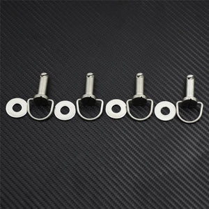 Kit de Fixations Chromées pour Sacoches Rigides Harley (4 pièces) - vue 4