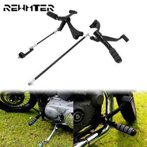 Kit complet de commandes avancées noires pour Harley Sportster 1200 Custom, Seventy Two et 883 Iron 2004-2022 – photo 1/8