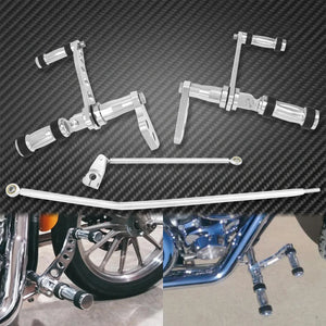 Kit commandes avancées en aluminium massif pour Harley-Davidson Dyna Street Bob 2006-2017, Fat Bob, Super Glide 00-15, Low Rider – photo 8/8