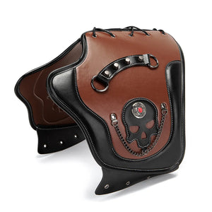 Protège-jambe cuir universel anti-brûlure pour échappement - Harley-Davidson Sportster et autres – photo 9/9