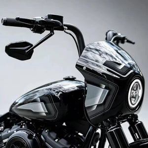 Cache de Phare Avant Noir Brillant - Harley-Davidson Softail Street Bob FXBB/S, Standard FXST 2018-2026 – photo 3/6
