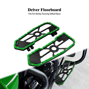 Planchers avant conducteur en aluminium coloré pour Harley-Davidson Touring - vue 10