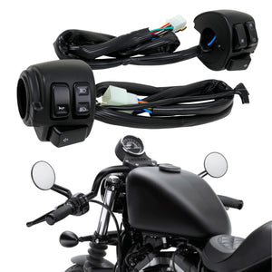 Faisceau de commutateurs de guidon 25 mm pour Harley Sportster, Dyna, V-Rod et Softail 1996-2012 – photo 1/7