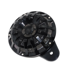 Cache de klaxon noir et chrome pour Harley-Davidson Big Twin 1991-2017 et Sportster XL - vue 3