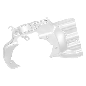 Cache d'Interface Moteur/Transmission Chromé CNC - Harley-Davidson Softail Deluxe, Fat Boy, Heritage, Slim, Deuce 2007-2017 – photo 2/7