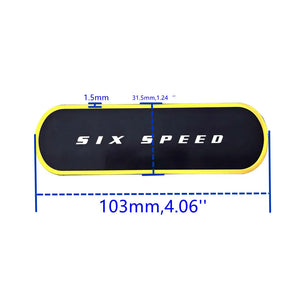 Insert Six Speed pour cache de boîte Harley Touring M8 - vue 4