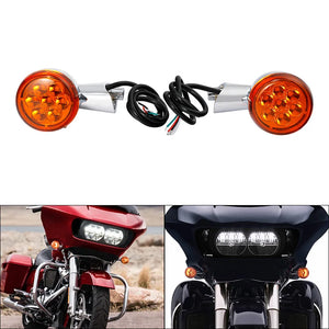 Clignotants avant LED pour Harley Road Glide - vue 1