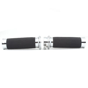 Poignées de guidon chromées pour Harley Sportster Dyna Softail - vue 4
