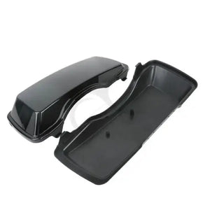 Caches supérieurs de sacoches cavalières noir brillant pour Harley Touring 1994-2013 - vue 4
