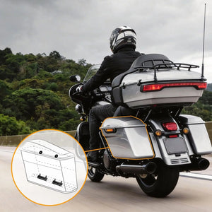 Silentblocs caoutchouc et coussinets de fixation pour sacoches rigides Harley Touring - vue 4